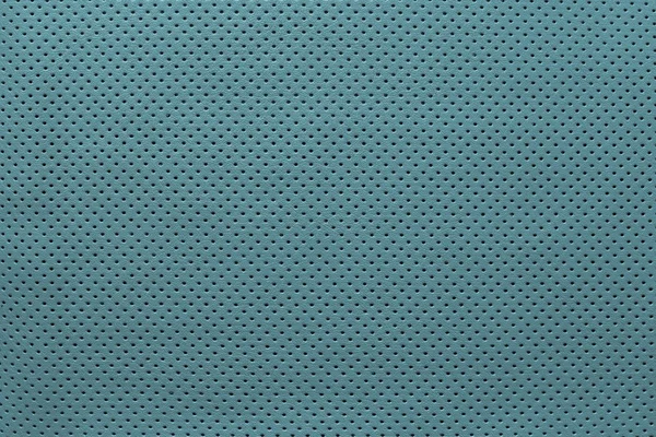 Texture leather of turquoise color with outer side — Stock Photo, Image