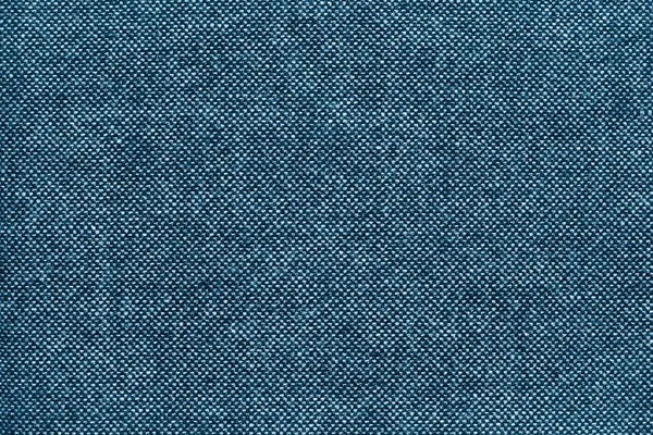 青い斑点と市松模様の生地のテクスチャ — ストック写真