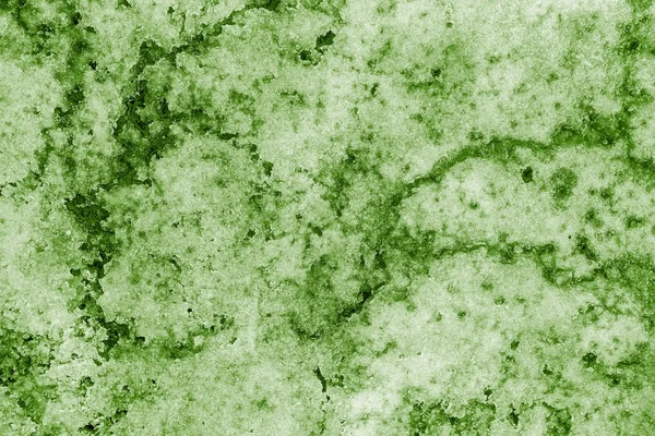 Schneematsch von Schnee- und Eisstücken grüne Farbe — Stockfoto