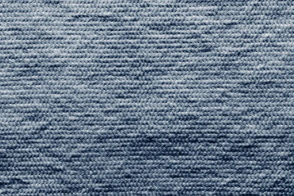 Texture wadded fabric of blue color — Stock Photo, Image