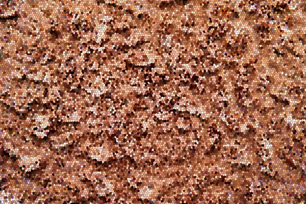 Abstract mosaic texture of a brown-red background — Stock Photo, Image