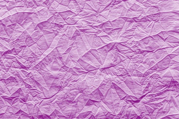 Tejido de textura arrugada de color rosa brillante — Foto de Stock