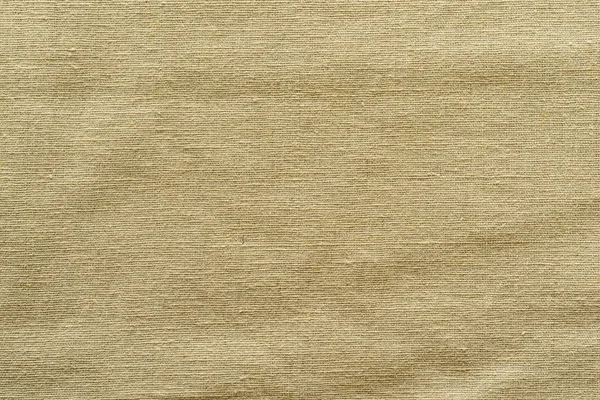 Grov vävda textur tyg av sand färg — Stockfoto