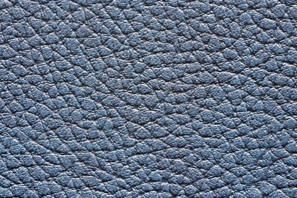 Texture friable leather of dark blue color — Stock Photo, Image