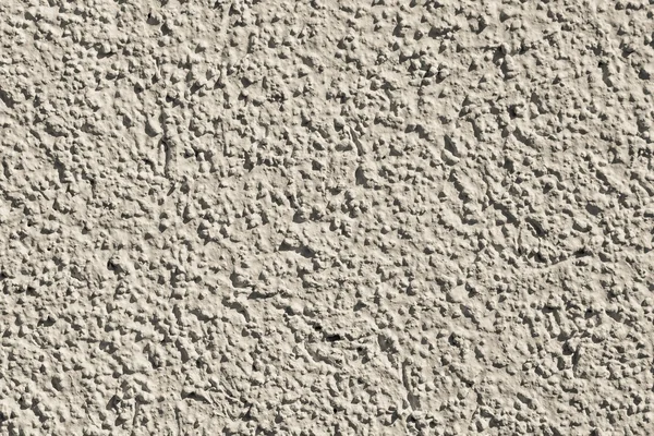 Rough plastered surface of beige color — Stock Photo, Image