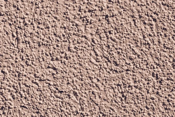 Rough plastered surface of brown color — Stock Photo, Image