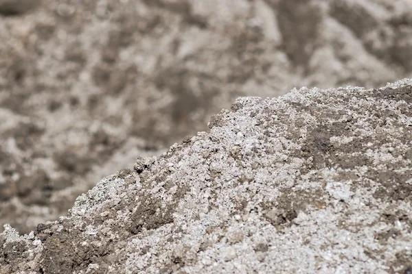 Heap of construction beige soil — Stock Photo, Image