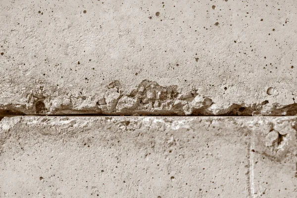 Brown textured joint of concrete plates — Stock Photo, Image