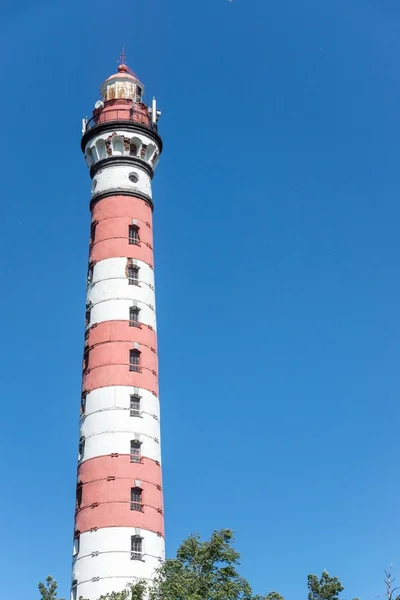 Old navigation beacon against the sky — Stock Photo, Image