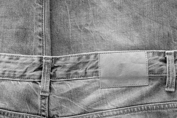 Texture fabric of jeans clothes monochrome color — Stock Photo, Image