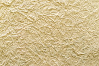 doku eski buruşuk kağıt sarı kum rengi
