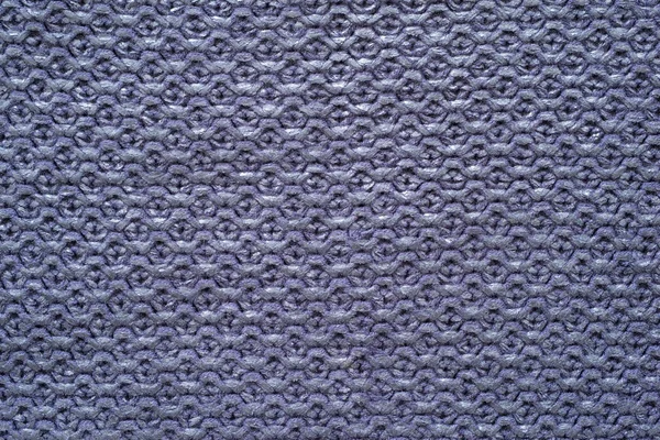 Knitted cellular texture of violet color — Stock Photo, Image