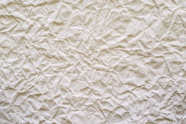 texture old crumpled paper of pale cream color