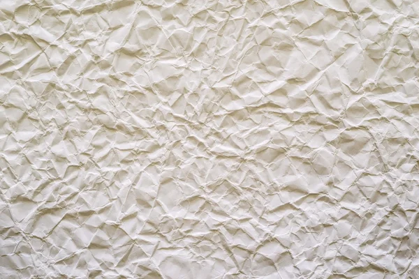 Texture old crumpled paper of pale cream color — 图库照片