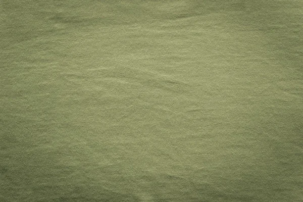 Texture cotton fabric of green gray color — Stock Photo, Image
