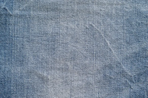 Textura denim velho de cor azul — Fotografia de Stock