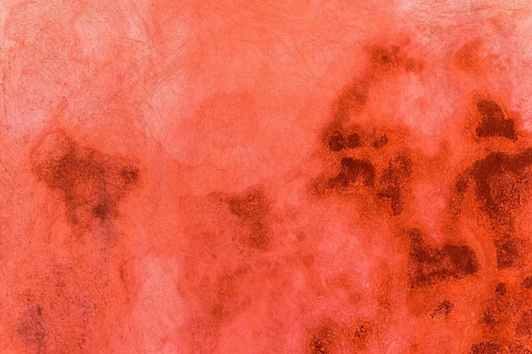 赤い色の汚れと抽象的な背景 — ストック写真