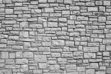 eski gri renkli bir taş tuğla duvardan