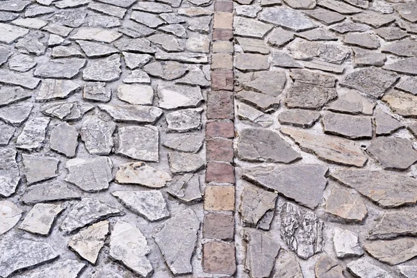 Staré kamenné dlažby nebo chodníku — Stock fotografie