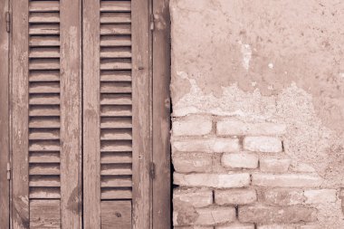 portre bir vintage tarzı eski evde