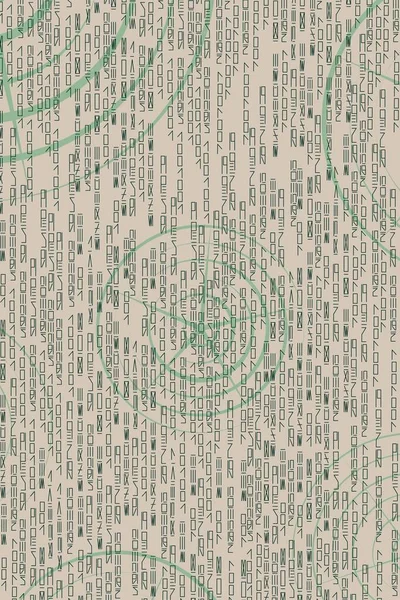 Hintergrund Computerprogrammcode Aus Fiktiven Buchstaben Abstraktion Vertikale Anordnung Hintergrund Des — Stockvektor