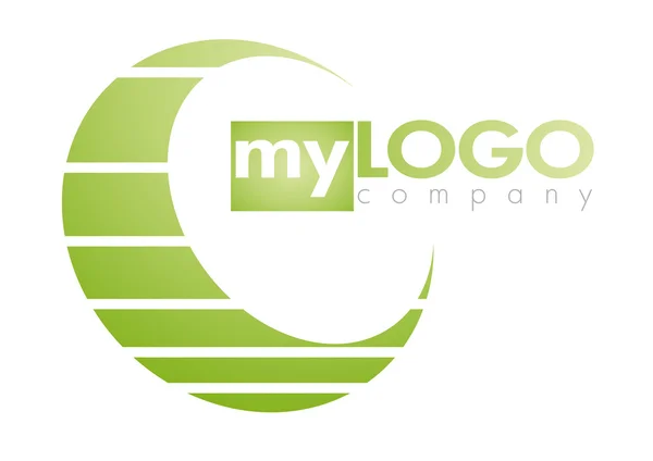 Diseño de esfera de logotipo empresarial — Vector de stock