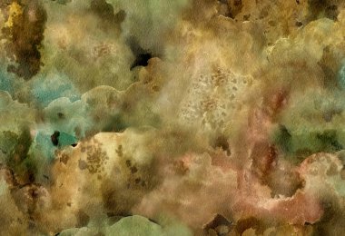 Suluboya soyut seamless modeli ile noktalar