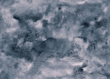 Tek renkli gammada suluboya, soyut, kusursuz bir arkaplan. Bulanık lekeler, bulanıklık ve kağıt dokusu. Soyut bulutsu, bulutlar, gökyüzü, çizgiler.