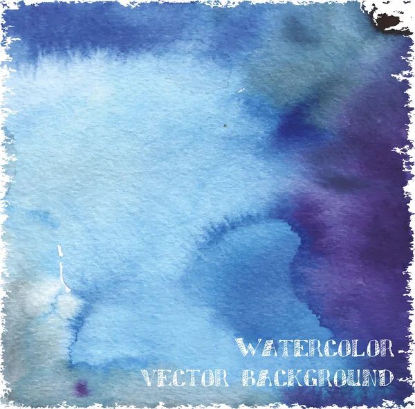 Watercolor vector background — Stock Vector