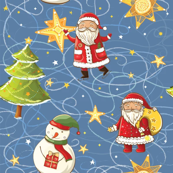 Sorunsuz Noel, yeni yıl desen vektör