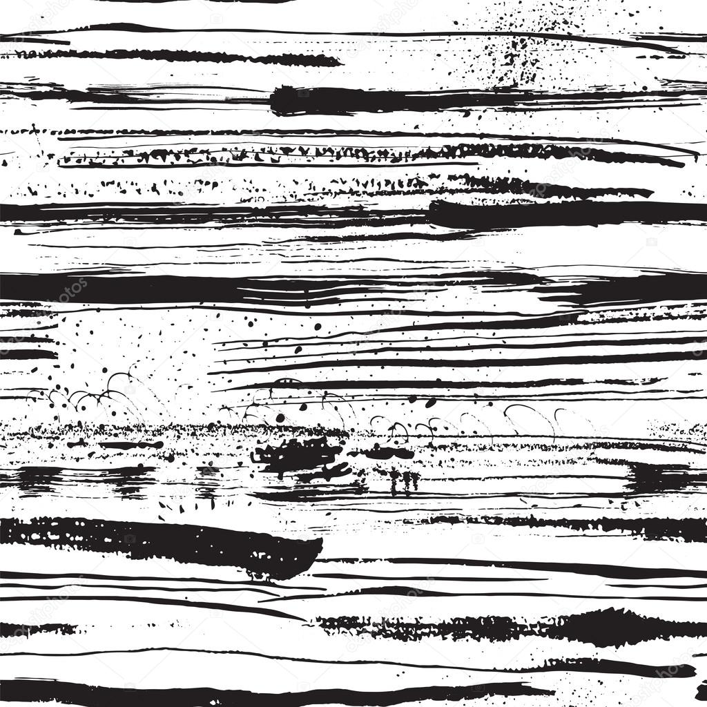 Ink Texture Photoshop Vector Seamless Pattern With Ink Stripes And Strokes Stock Vector C Arborelza
