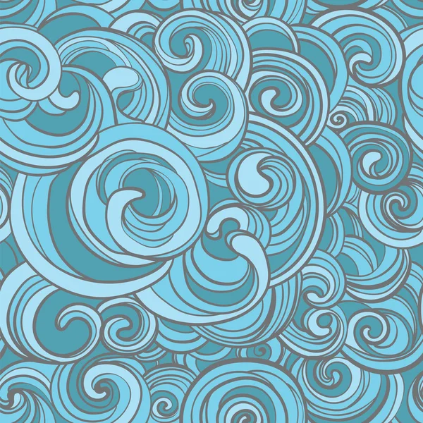 Seamless background with swirls — Stock Vector