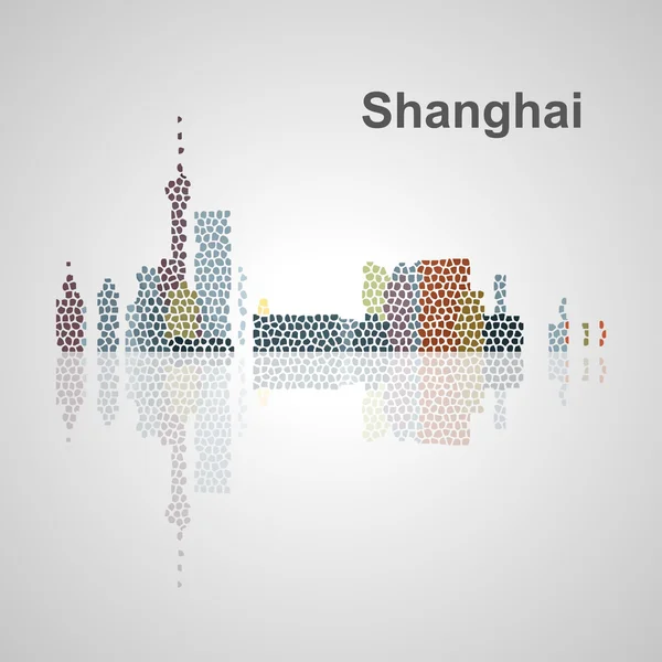 Skyline Singapour pour votre design Graphismes Vectoriels