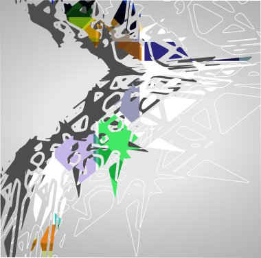 futuristik geometrik arka plan