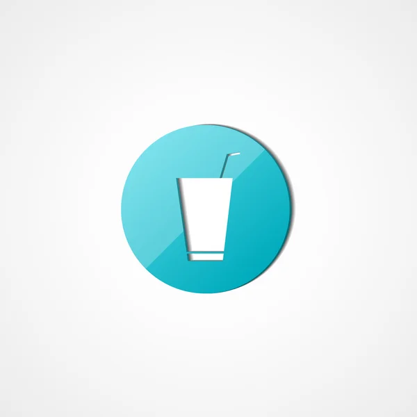 Icono web de refrescos en — Vector de stock