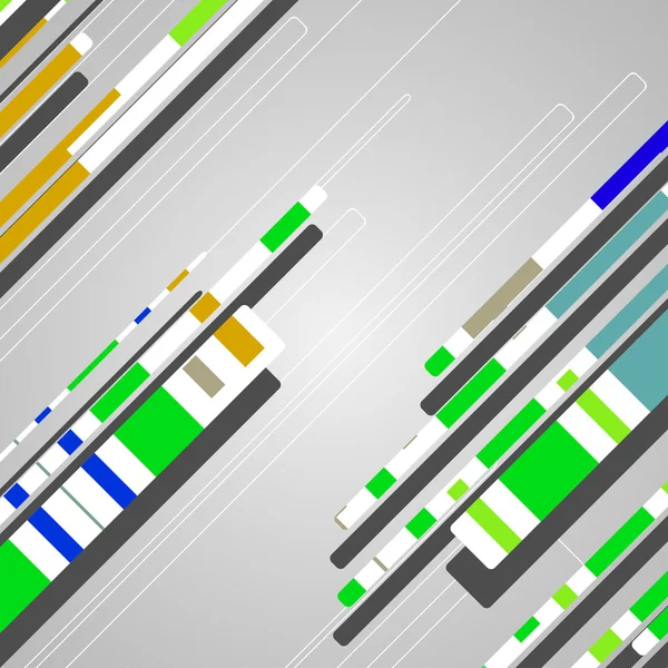 Futuristické abstraktní geometrické tvary — Stockový vektor