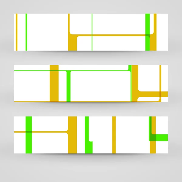 あなたのデザインの設定ベクトル バナー — ストックベクタ
