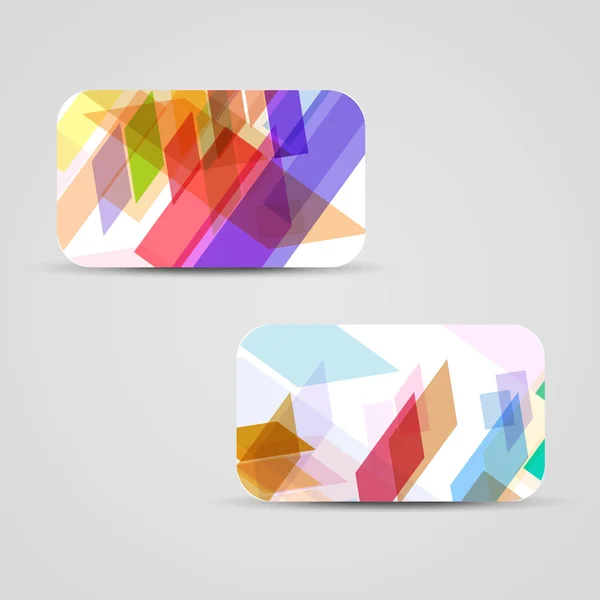 Set de cartes de visite vectorielles pour votre design — Image vectorielle