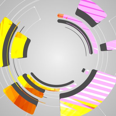 fütüristik teknoloji tasarım için arka plan