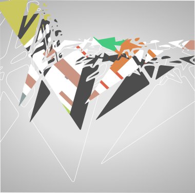 fütüristik arka plan, geometrik şekil.