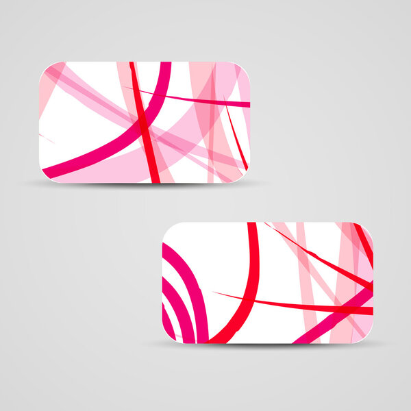 Vector business-card  set for your design