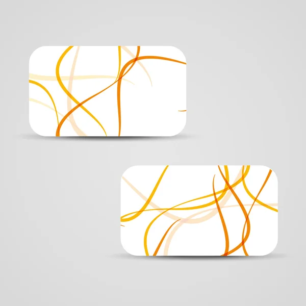 आपके डिजाइन के लिए वेक्टर बिजनेस कार्ड सेट — स्टॉक वेक्टर