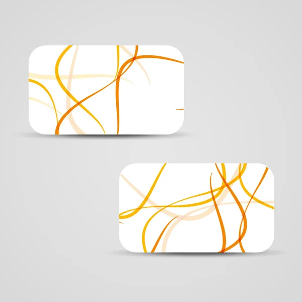 Set de cartes de visite vectorielles pour votre design — Image vectorielle