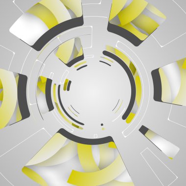 fütüristik teknoloji tasarım için arka plan