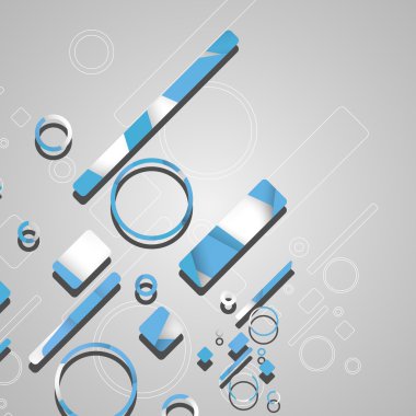 Renkli soyut çember arkaplanı