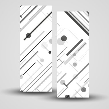 vektörel banner tasarımınız için ayarla