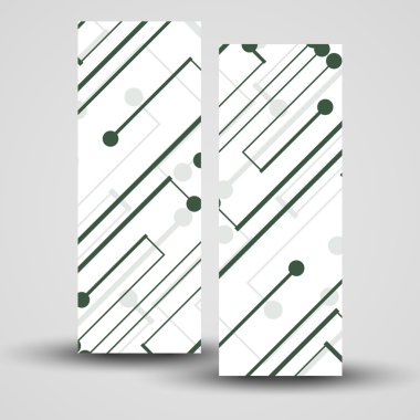 vektörel banner tasarımınız için ayarla