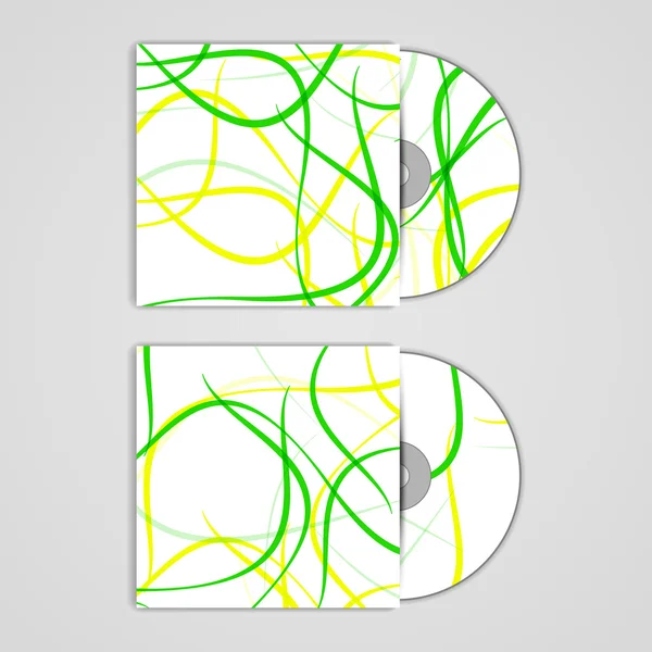 Conjunto de cubierta de cd vectorial para su diseño — Archivo Imágenes Vectoriales