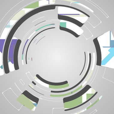 fütüristik teknoloji tasarım için arka plan