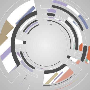 fütüristik teknoloji tasarım için arka plan